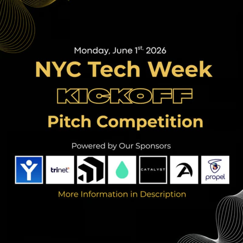 Cover Image for NYC Tech Week Pitch Competition - NYTechWeek