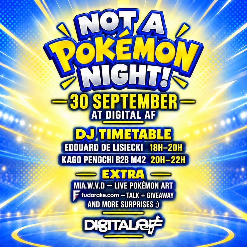 Cover Image for 30 Years of Pokémon · DIGITAL AF! • United Art & Tech • Web3 meets culture in Seoul