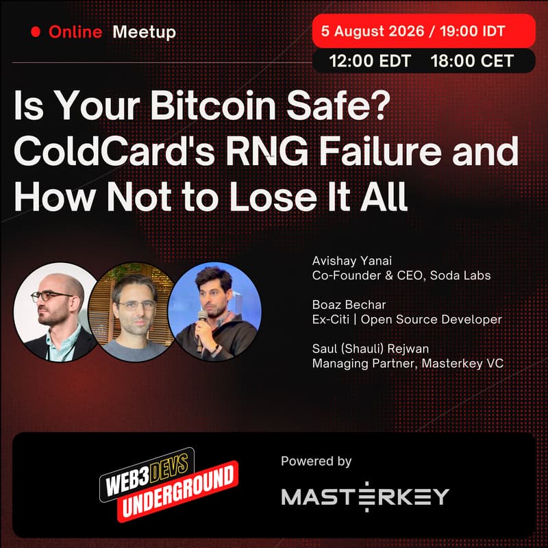 Cover Image for Your Keys Were Never Random: The ColdCard Entropy Failure