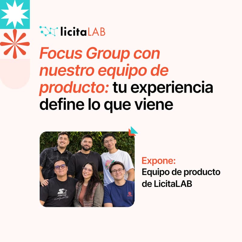Cover Image for Focus Group con nuestro equipo de producto: tu experiencia define lo que viene