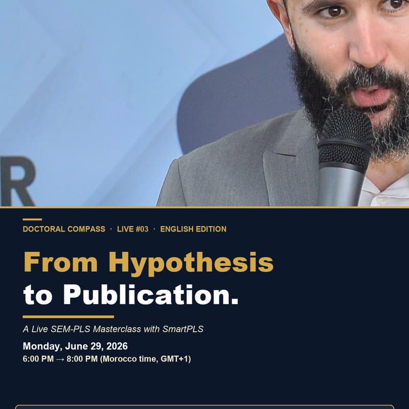 Cover Image for From Hypothesis to Publication: A Live SEM-PLS Masterclass