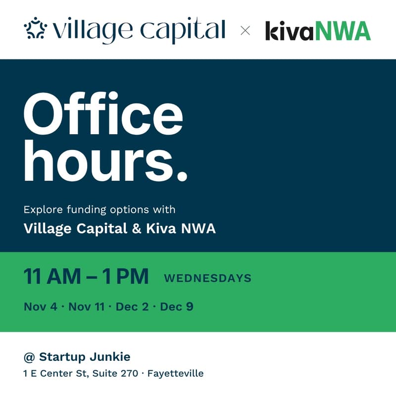 Cover Image for Village Capital x Kiva NWA Office Hours