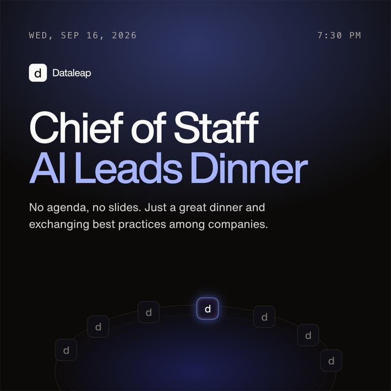 Cover Image for Chiefs of Staff & AI Leads Dinner