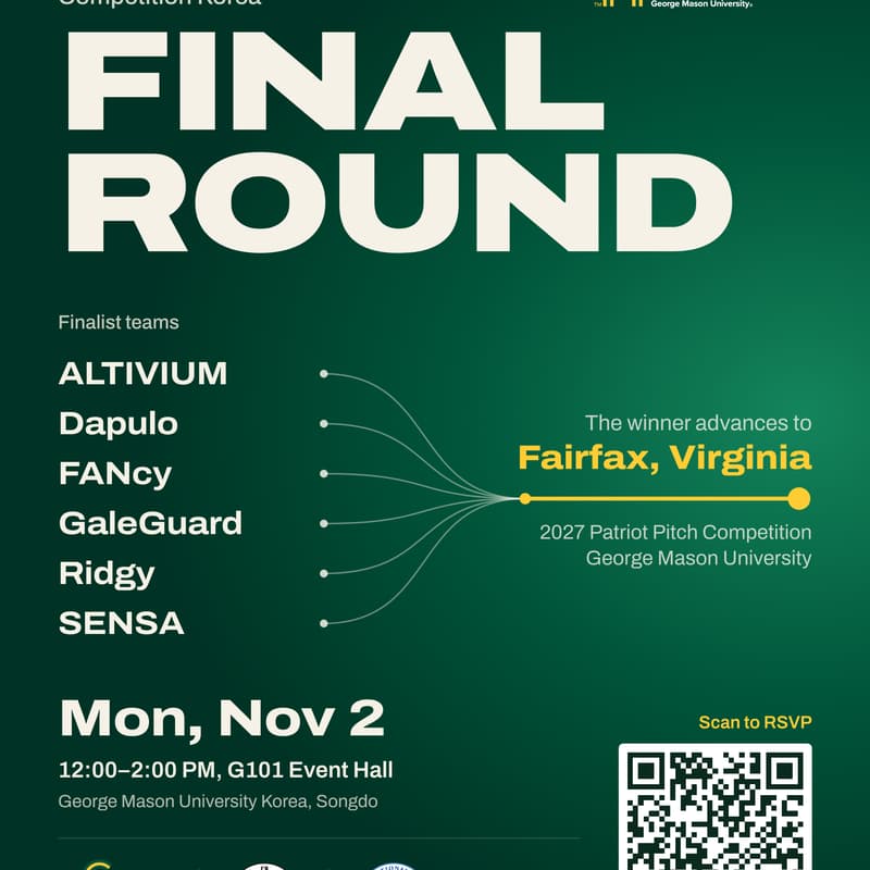 Cover Image for 2026 Patriot Pitch Competition Korea (PPCK) Final Round