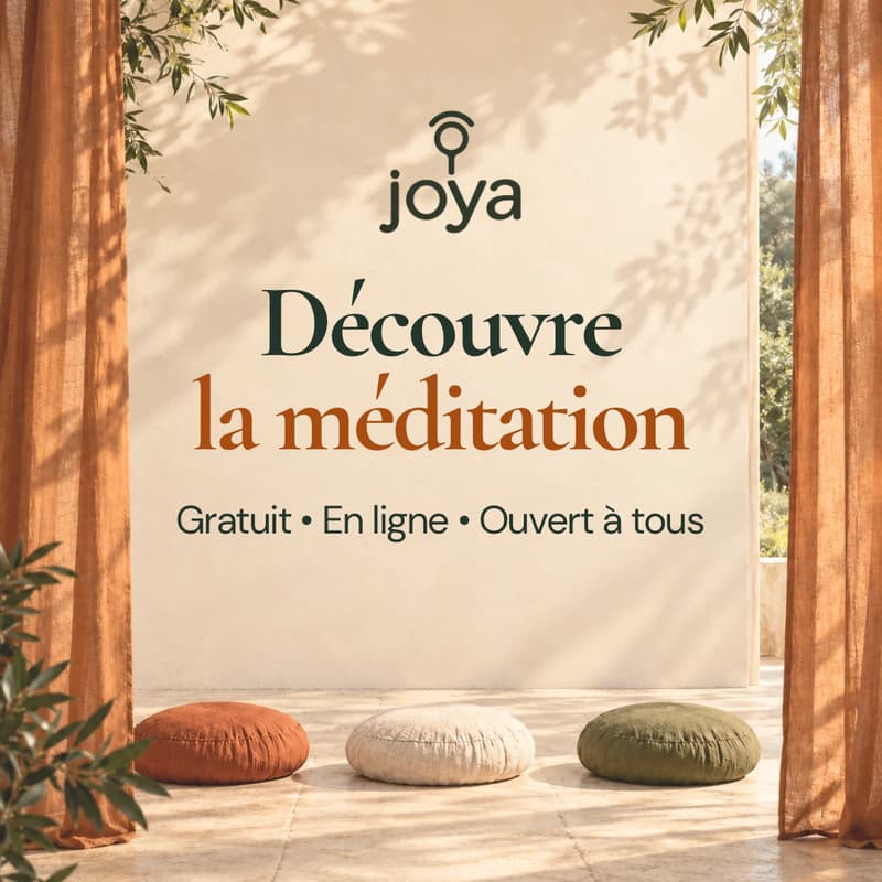 Image de couverture pour Découvre la méditation 🪷 | Gratuit | Joya