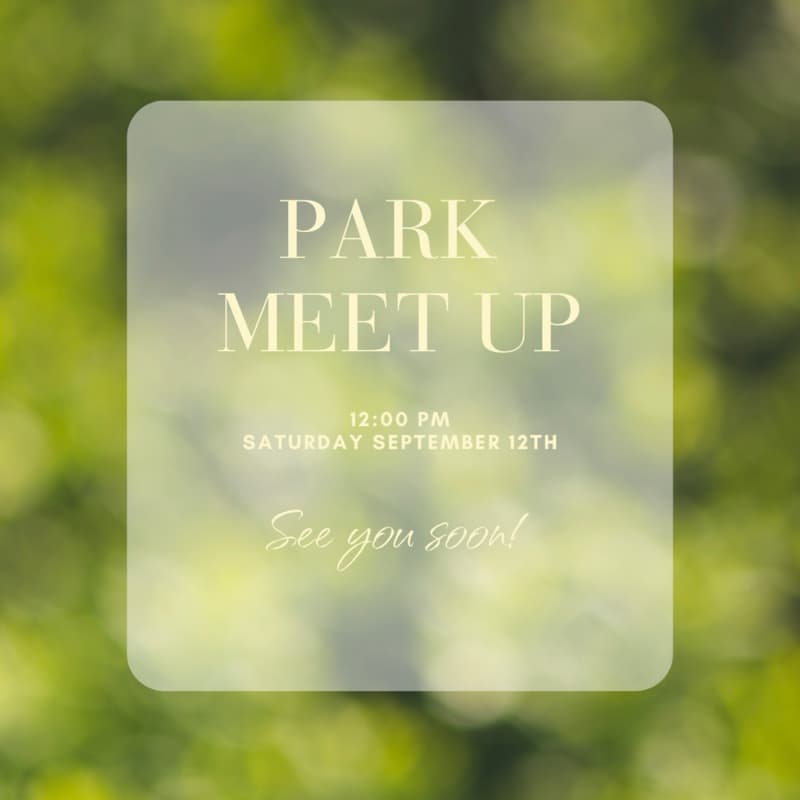 Cover Image for Park Meet Up