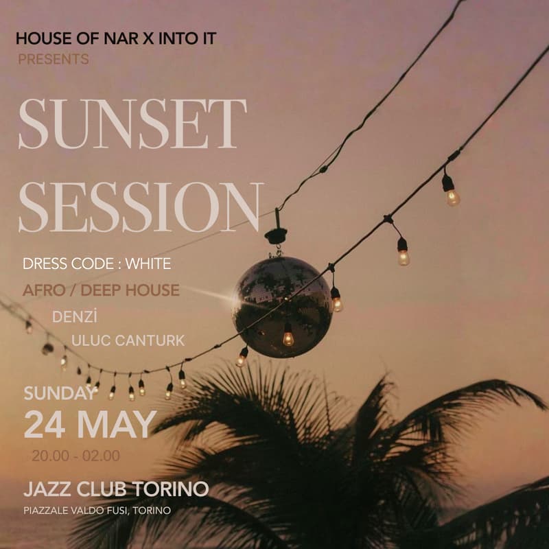 Cover Image for SUNSET SESSION HOUSE OF NAR X INTO IT