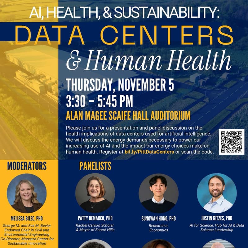 Cover Image for Data Centers & Human Health Presentation