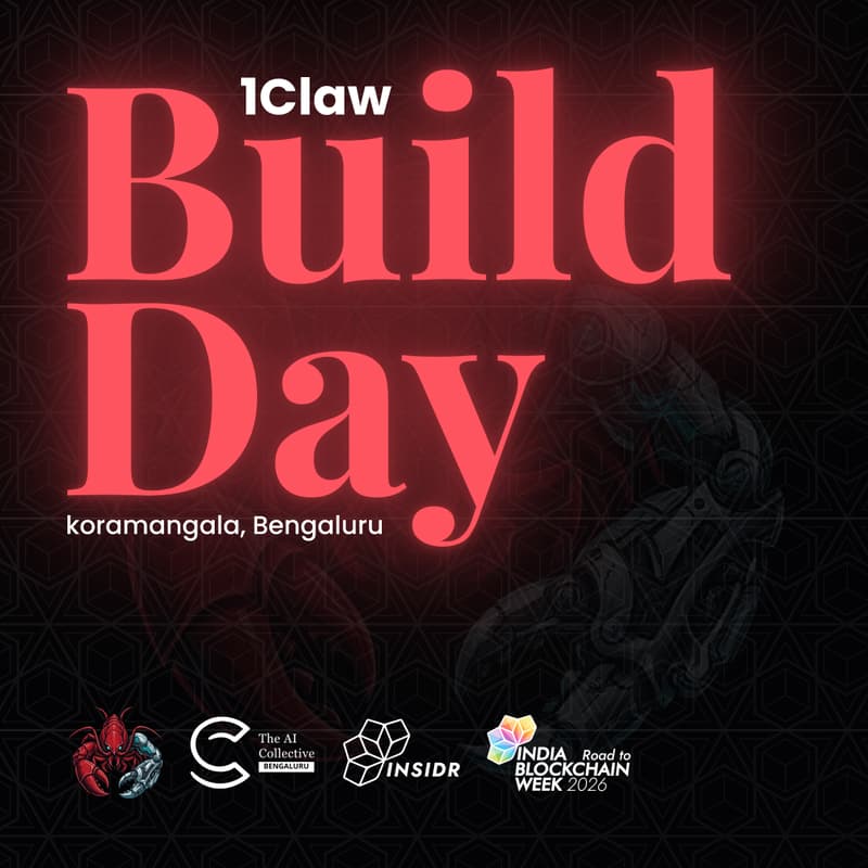 Cover Image for 1Claw Build Day | Bitcoin Pizza Day Edition, Bangalore