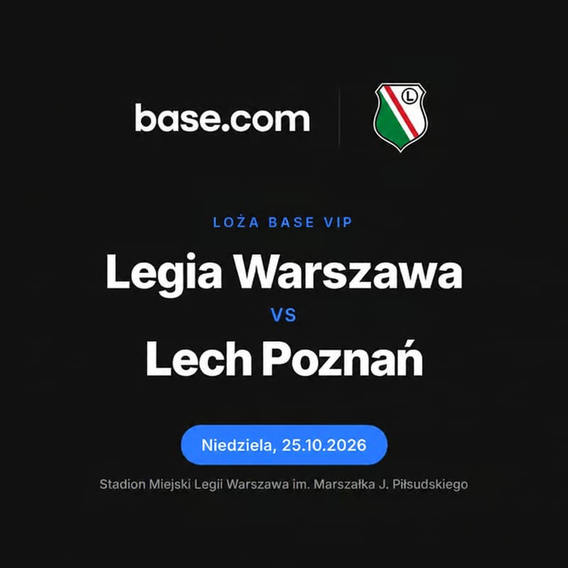 Cover Image for Loża Base VIP | Mecz 25.10 Legia Warszawa <> Lech Poznań