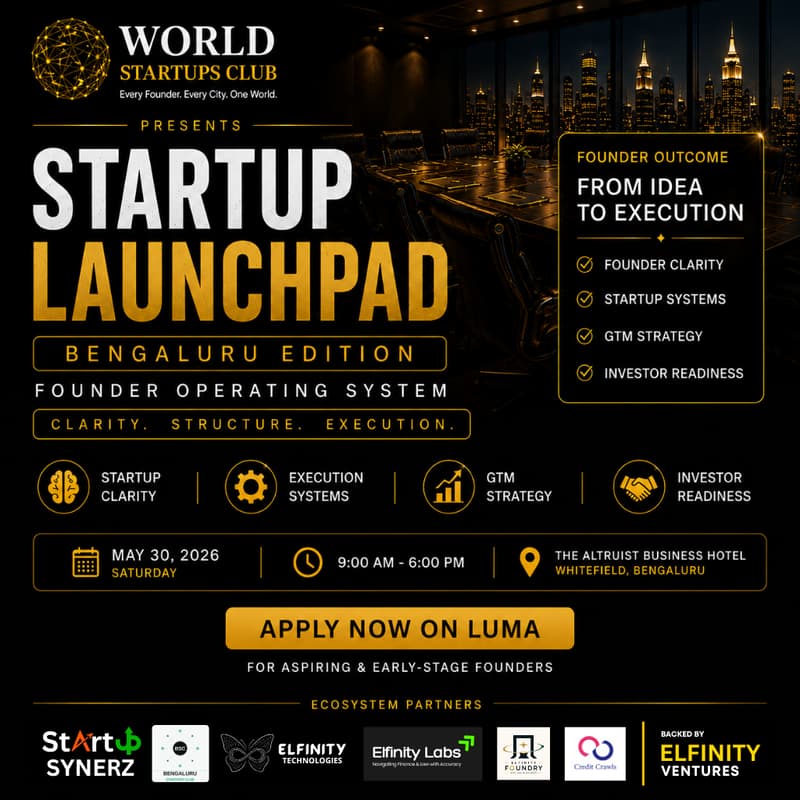 Cover Image for Startup Launchpad β Founder Operating System (1 Day Intensive Program)