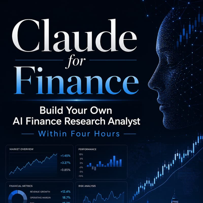 Cover Image for Claude for Finance: Build Your Own AI Finance Research Analyst within four hours