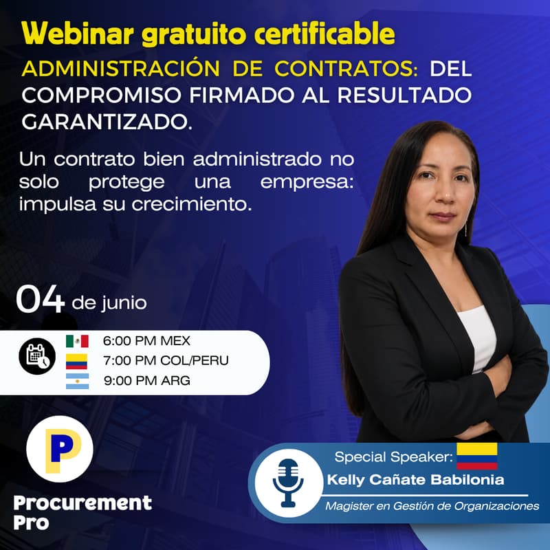 Cover Image for Administración de Contratos: Del Compromiso Firmado al Resultado Garantizado