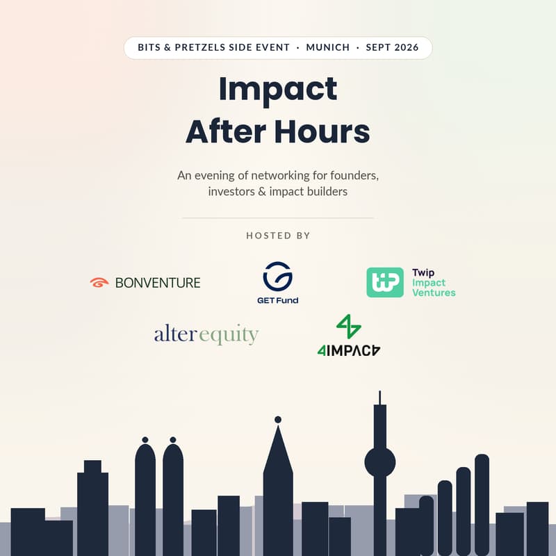 Cover Image for Bits & Pretzels Side Event: Impact After Hours
