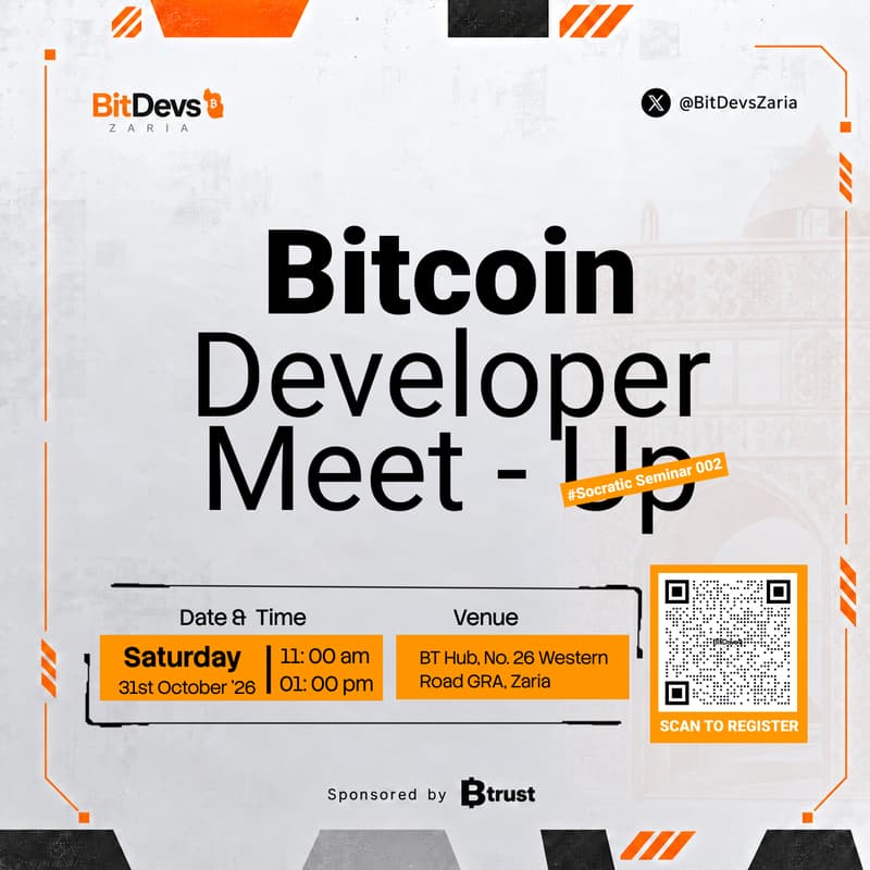 Cover Image for Bitcoin Developers Meetup Zaria #002