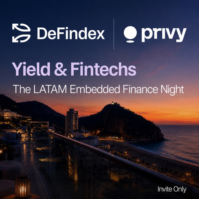 Cover Image for Yield and Fintechs by DeFindex and Privy