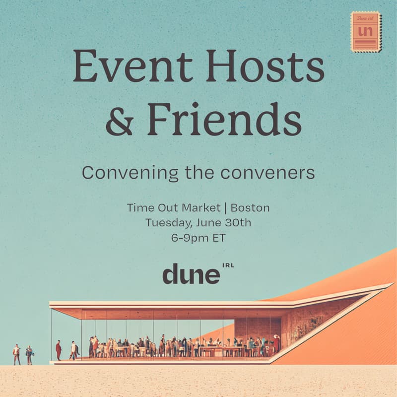 Cover Image for Event Hosts & Friends | 001