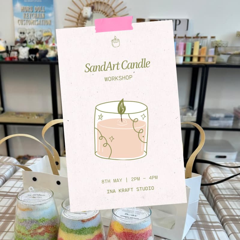 Cover Image for SandArt Candle Wokshop