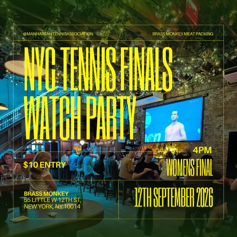 Cover Image for Grand Slam Championship Weekend (Womens Finals Watch Party)