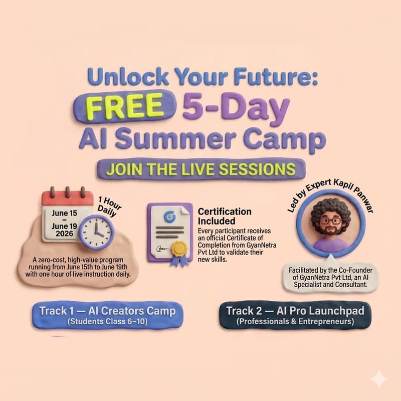 Cover Image for 5-Day Free AI Summer Camp