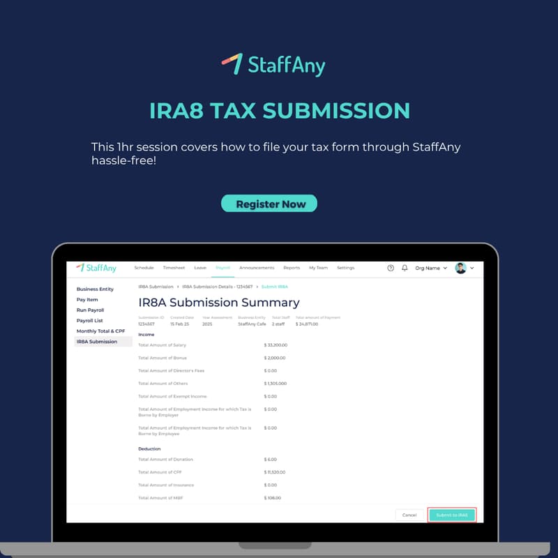Cover Image for IR8A Tax Submission Webinar