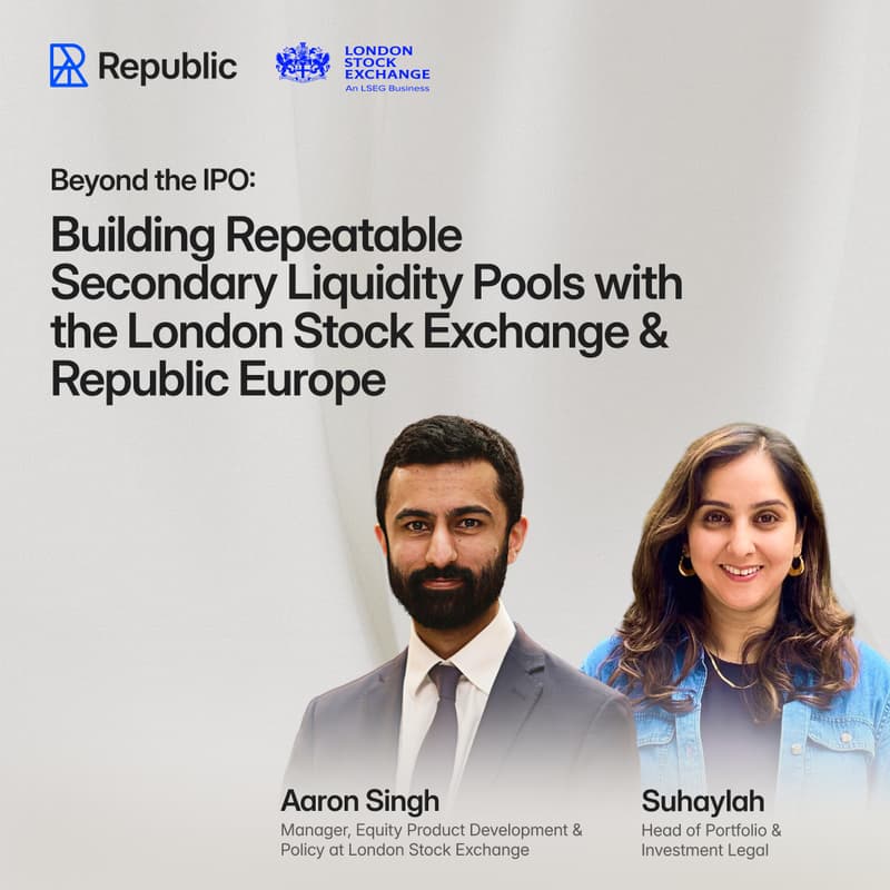 Cover Image for Beyond the IPO: Building Repeatable Secondary Liquidity Pools with the London Stock Exchange & Republic Europe