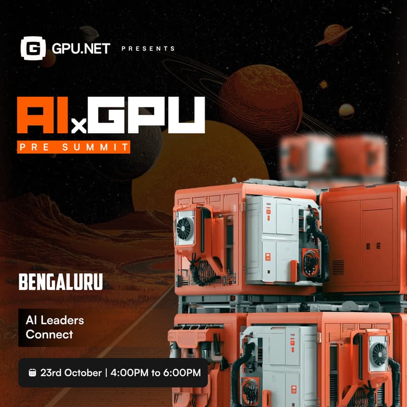 Cover Image for AI X GPU Pre Summit : AI leaders Connect : Compute on Demand