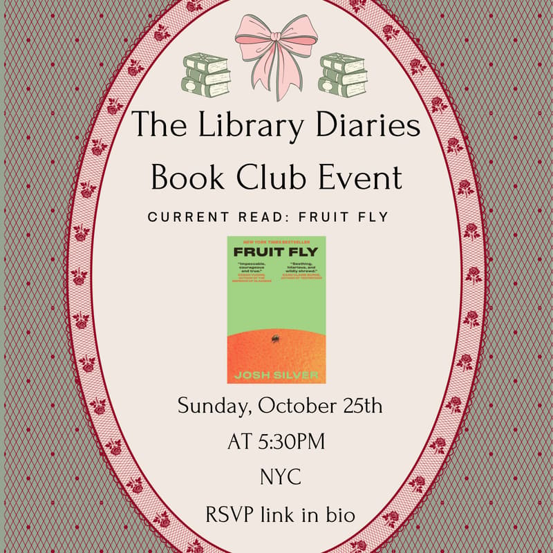 Cover Image for The Library Diaries October Event