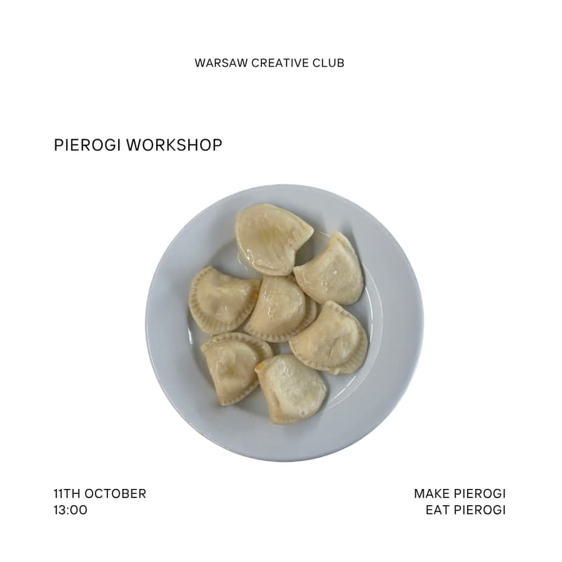 Cover Image for Warsaw Creative Club: Pierogi Workshop