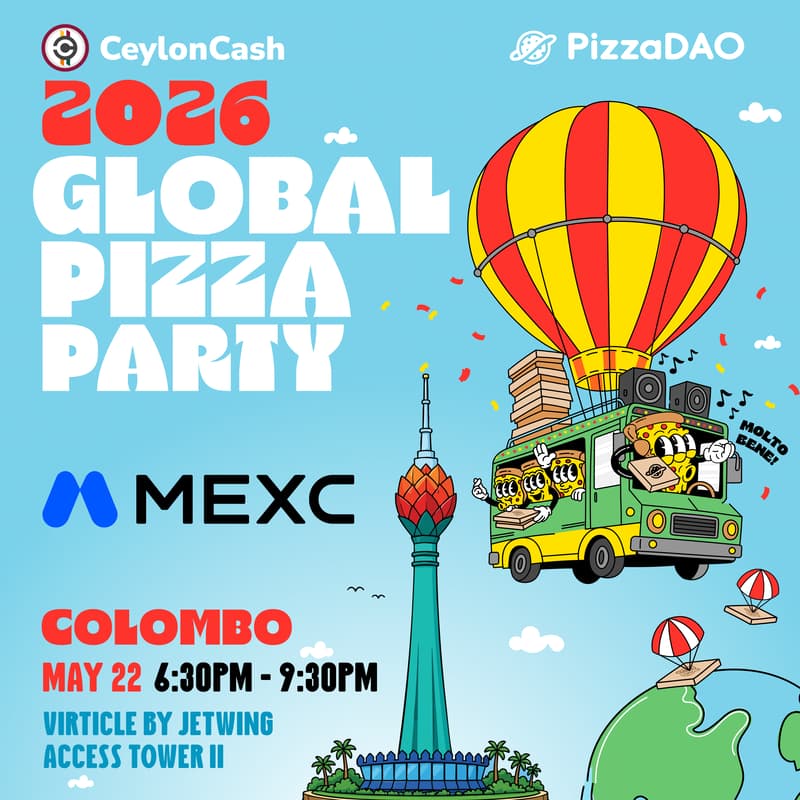Cover Image for Global Pizza Party presented by MEXC 🏙 Colombo - 2026