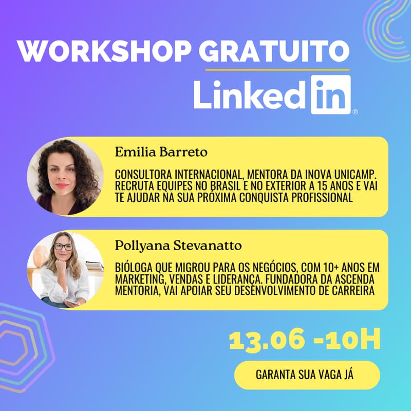 Cover Image for Workshop Gratuito - LinkedIn