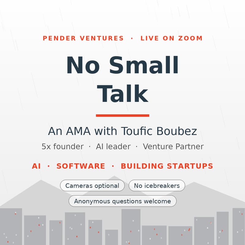 Cover Image for AI, Software, and Building Companies: AMA with Toufic Boubez