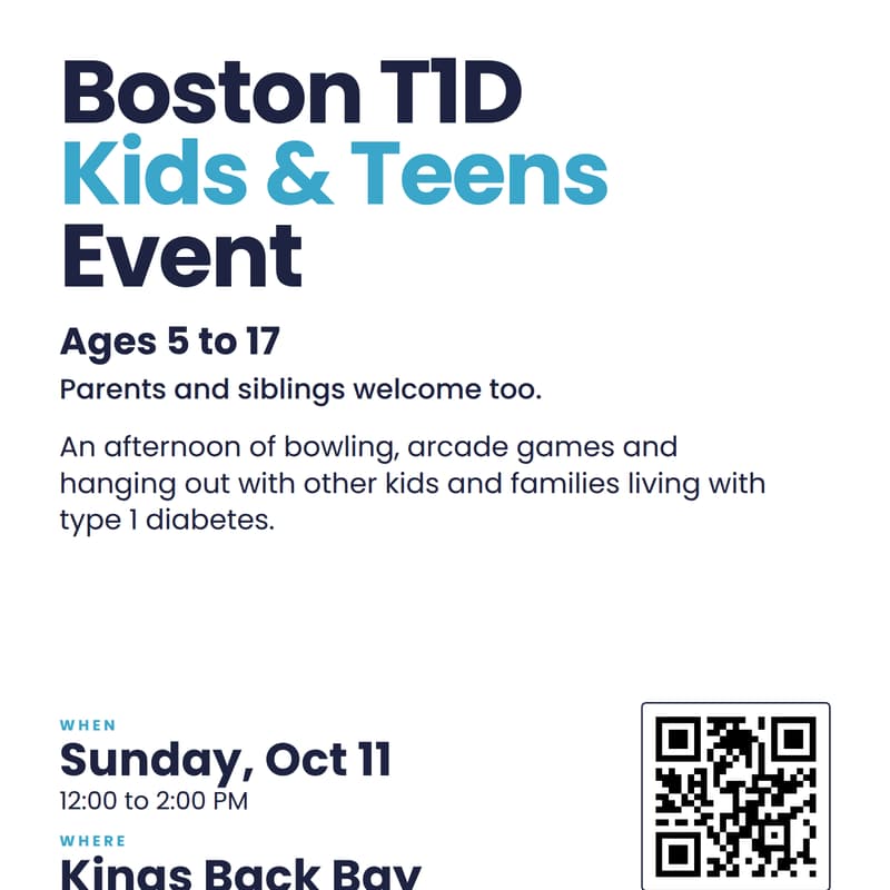 Cover Image for Boston T1D Kids & Teen Event