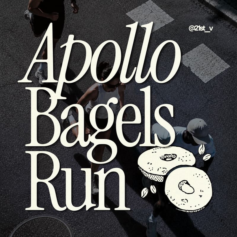 Cover Image for we run so we can eat apollo bagels