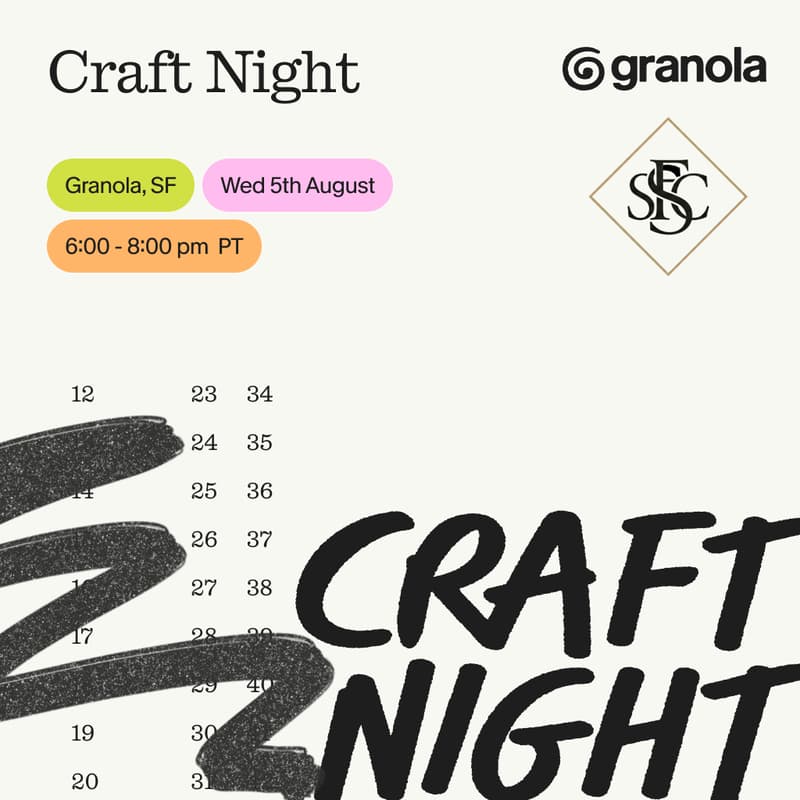 Cover Image for Craft Night with Granola