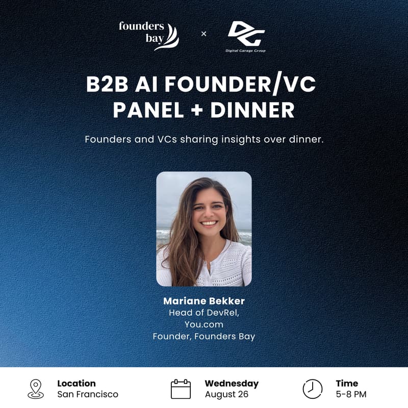 Cover Image for B2B AI Founder/VC Dinner @ Digital Garage