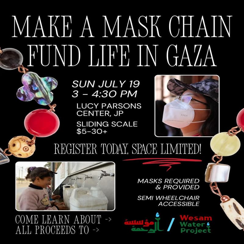 Cover Image for create your own mask chain & fund the wesam water project!