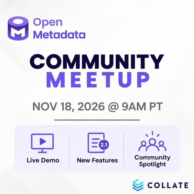Cover Image for OpenMetadata Monthly Meetup: Community Spotlight