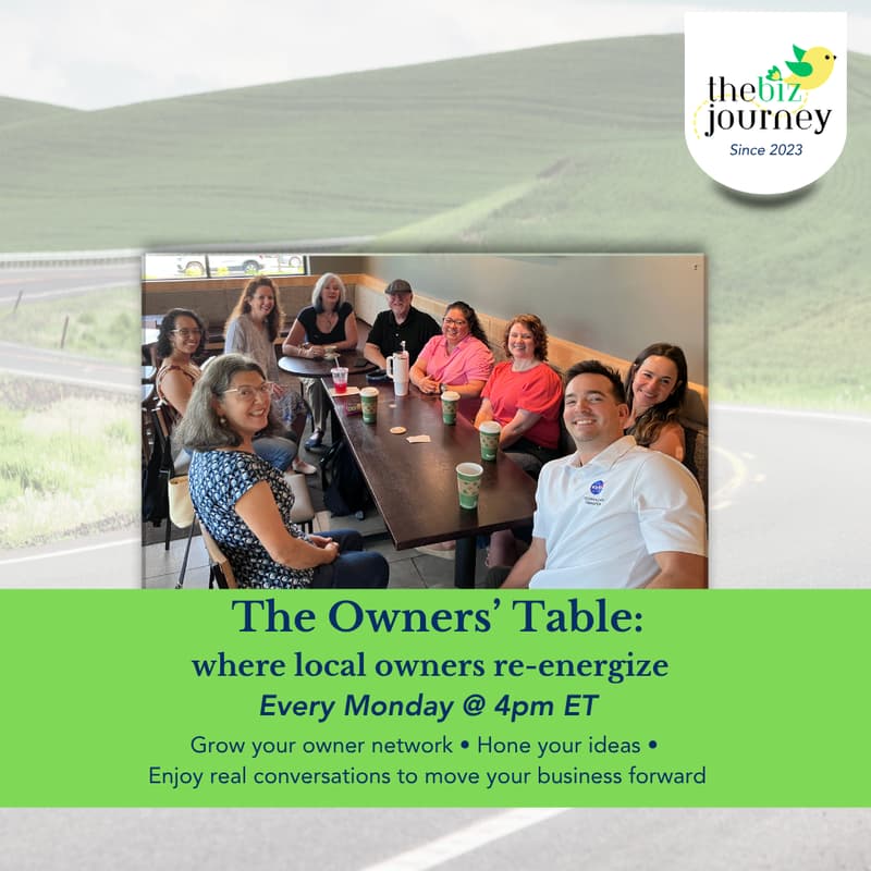 Cover Image for The Owners' Table (in person)