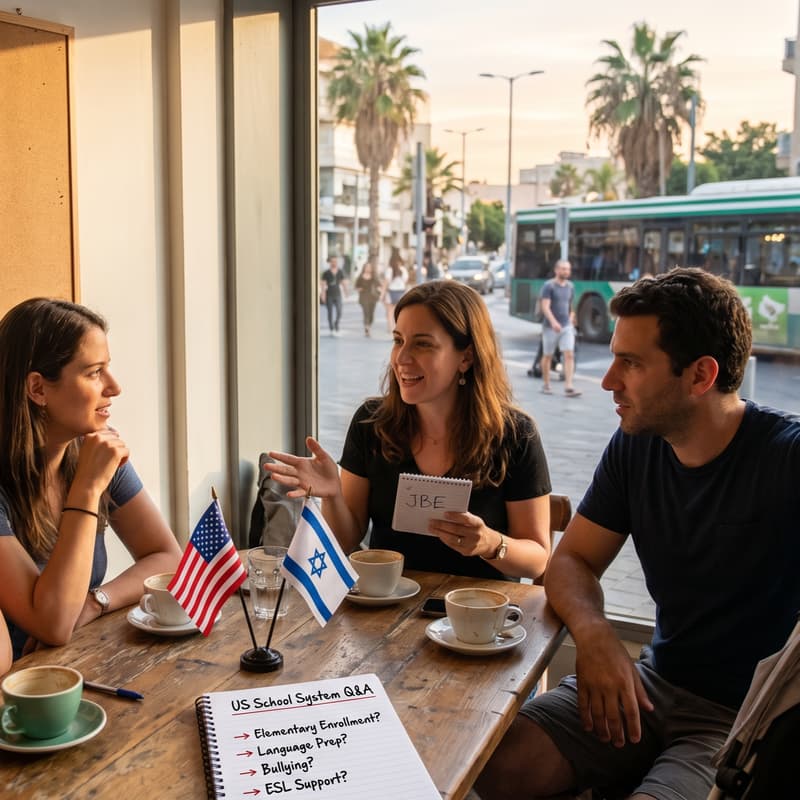 Cover Image for נוחתים בתל אביב - מדברים חינוך בארצות הברית