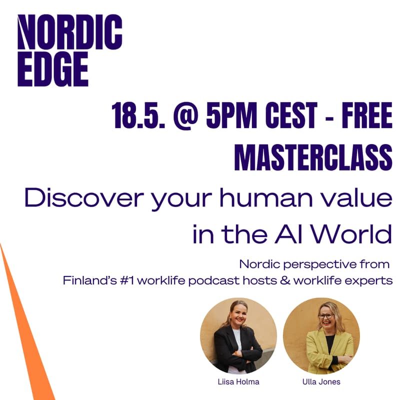Cover Image for MASTERCLASS: Discover your human value in the AI World