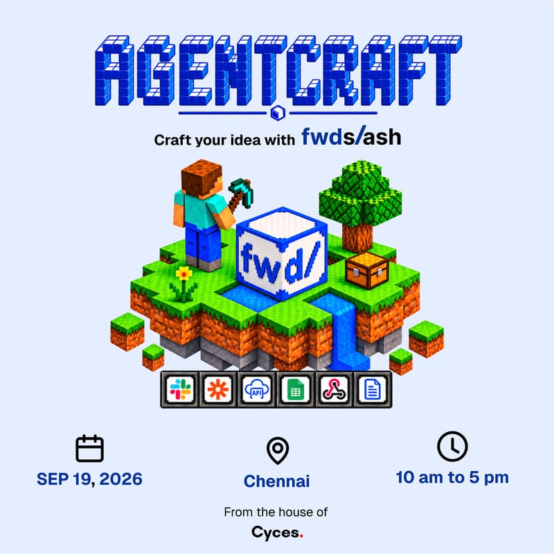 Cover Image for Agentcraft - Where good ideas stop waiting for a developer