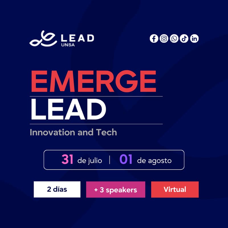 Cover Image for EMERGE LEAD: Innovation & Tech | De Agente de IA a Agente de Cambio con Diego Bustamante