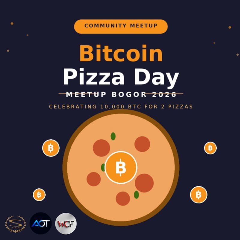 Cover Image for Bitcoin Pizza Day Meetup Bogor