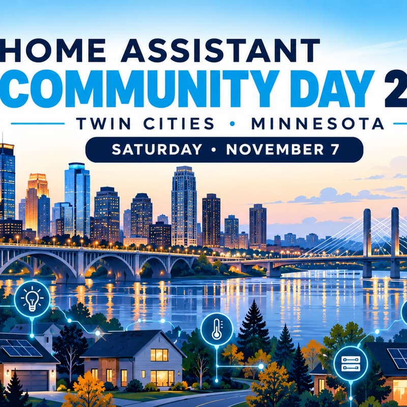 Cover Image for Home Assistant Community Day meetup in the Twin Cities