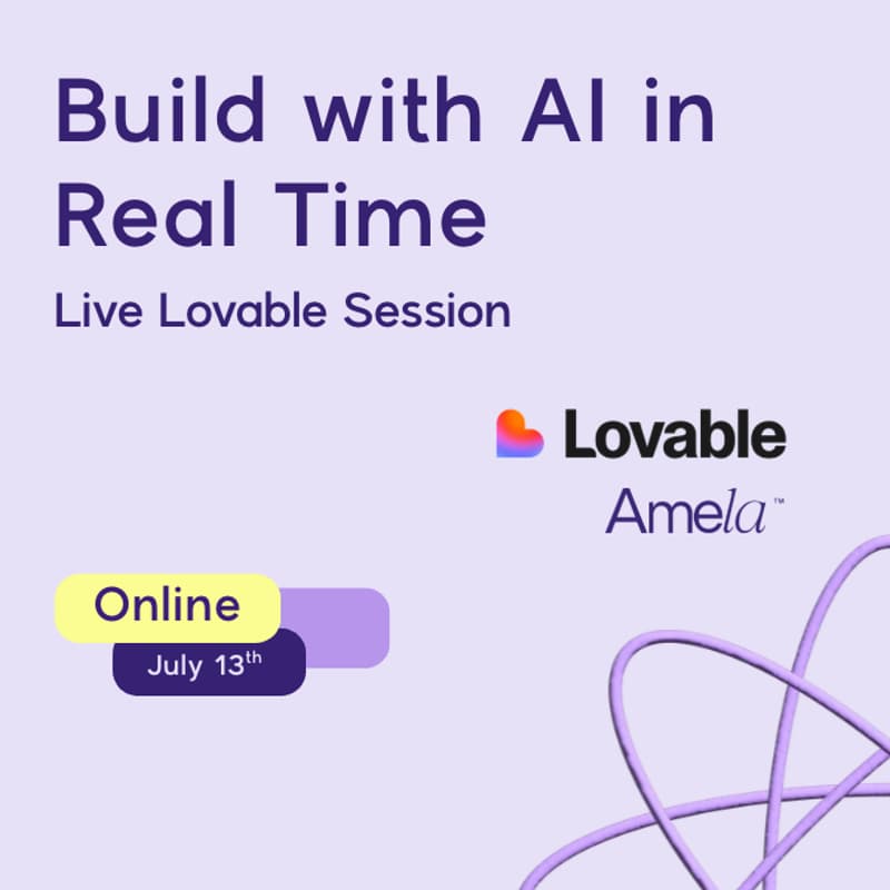 Cover Image for Build with AI in Real Time: Live Lovable Session