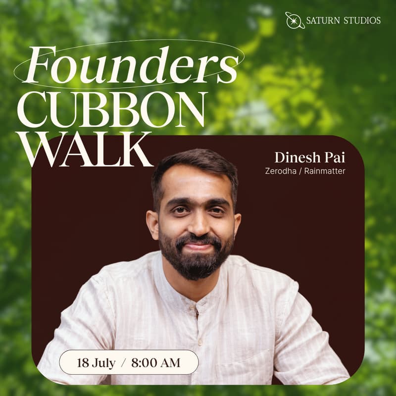 Cover Image for Founders Cubbon Walk (with Dinesh Pai)
