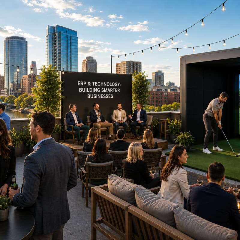 Cover Image for ERP on the Rooftop (+ golf simulator)