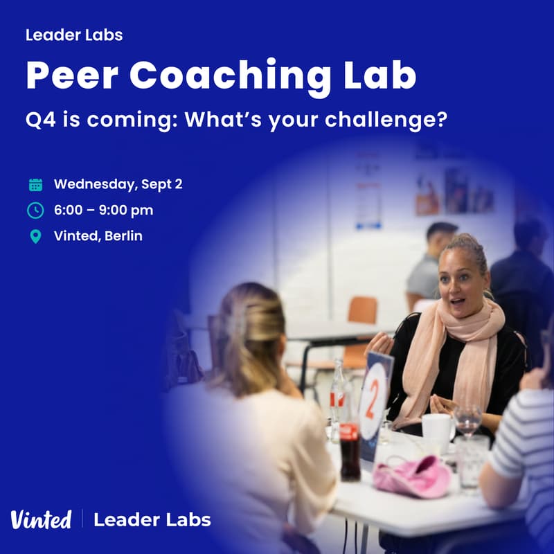 Cover Image for Peer Coaching Lab - Q4 is coming: What's your challenge?