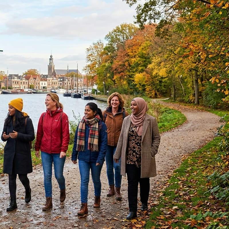 Cover Image for Autumn Walk Meetup Weesp (10 km) + lunch 🍄🍂🍴